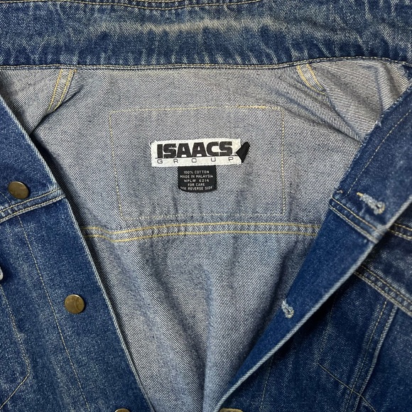 Vintage Y2K Postcard Patch Denim Jacket - Picture 12 of 16